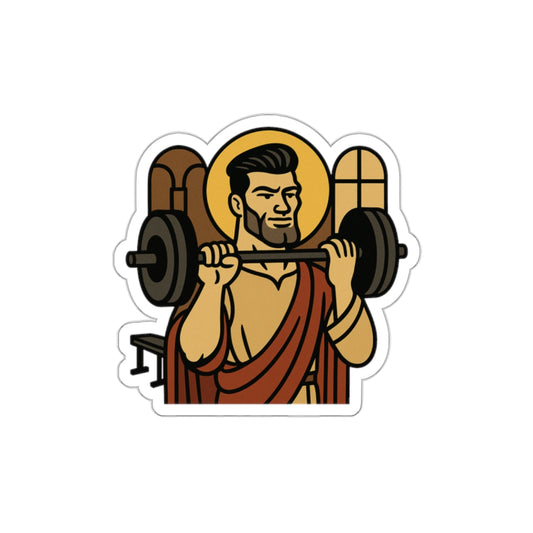 St Gigachad "The Strong" Sticker