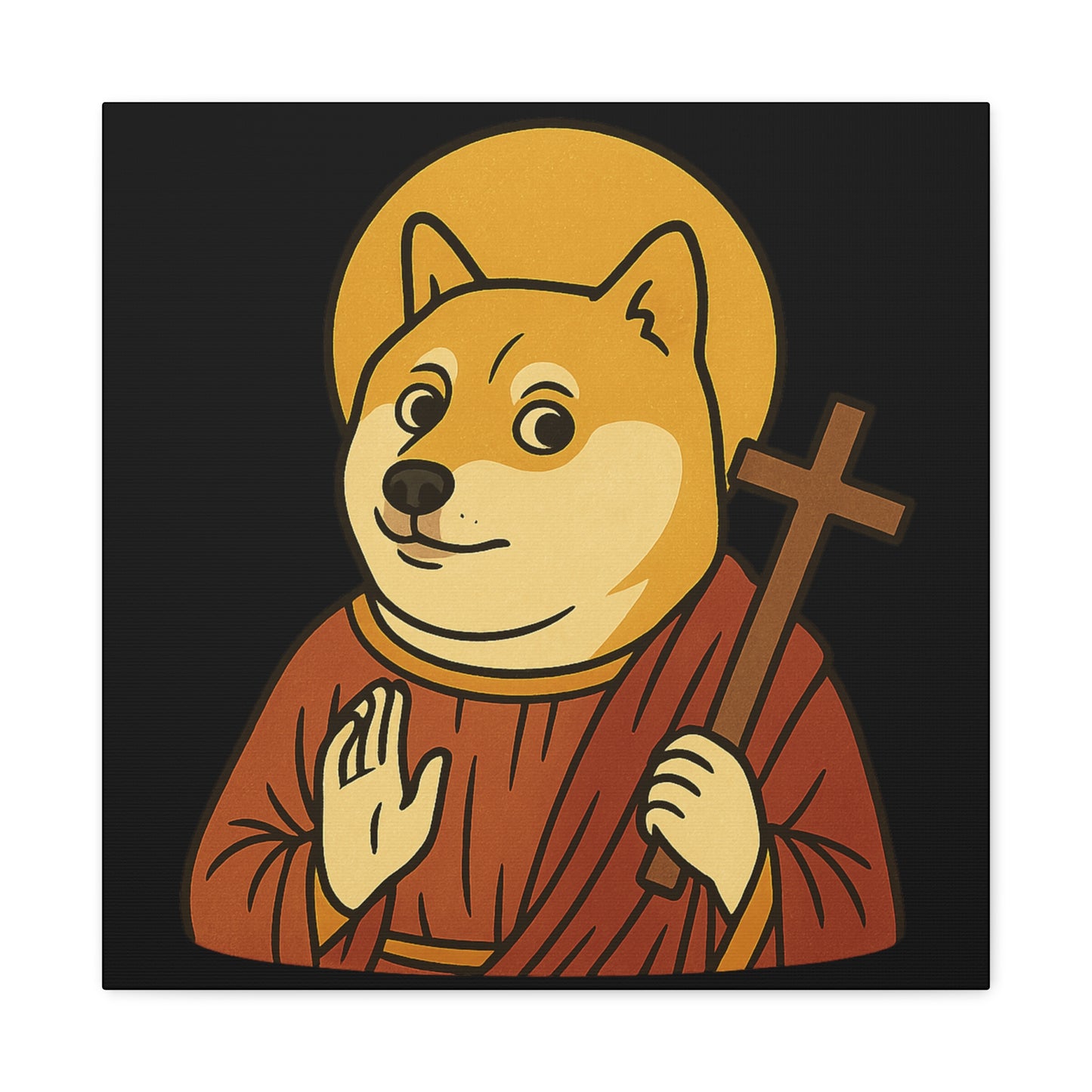 St Doge "Saint" Canvas