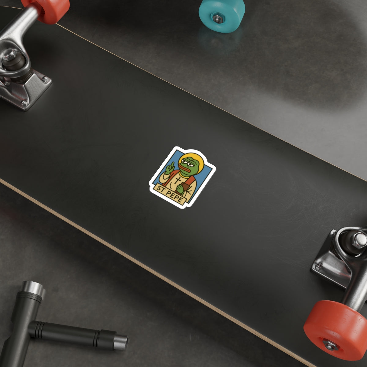 St Pepe "Blessed" Die-Cut Stickers