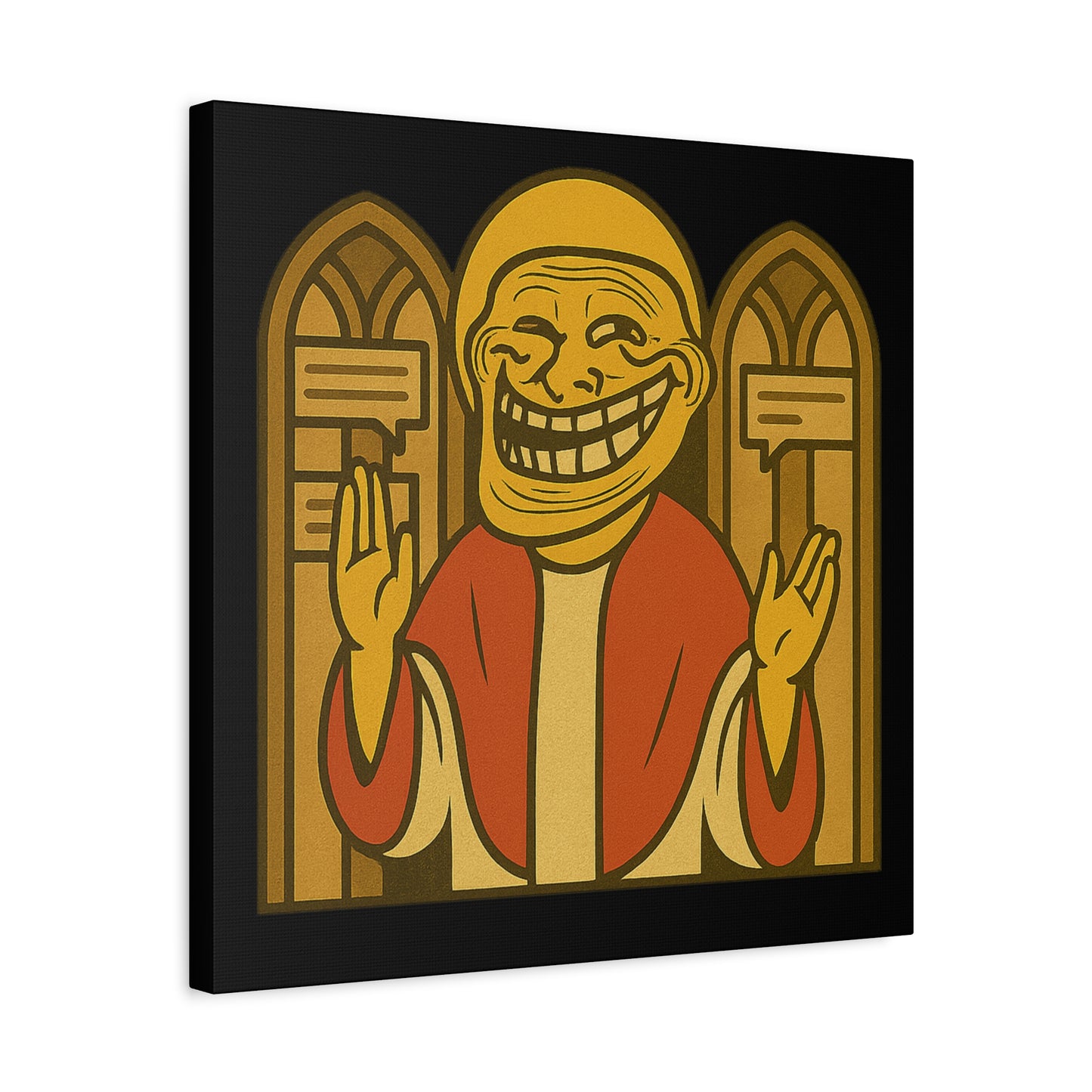 St Troll "Holy Comments" Canvas