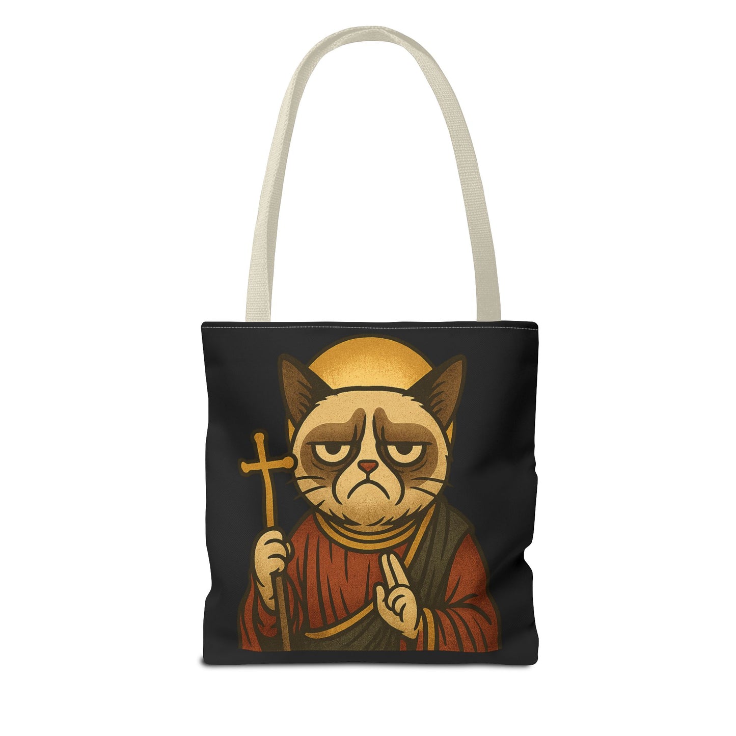St Grumpy Cat "Repent" Tote Bag