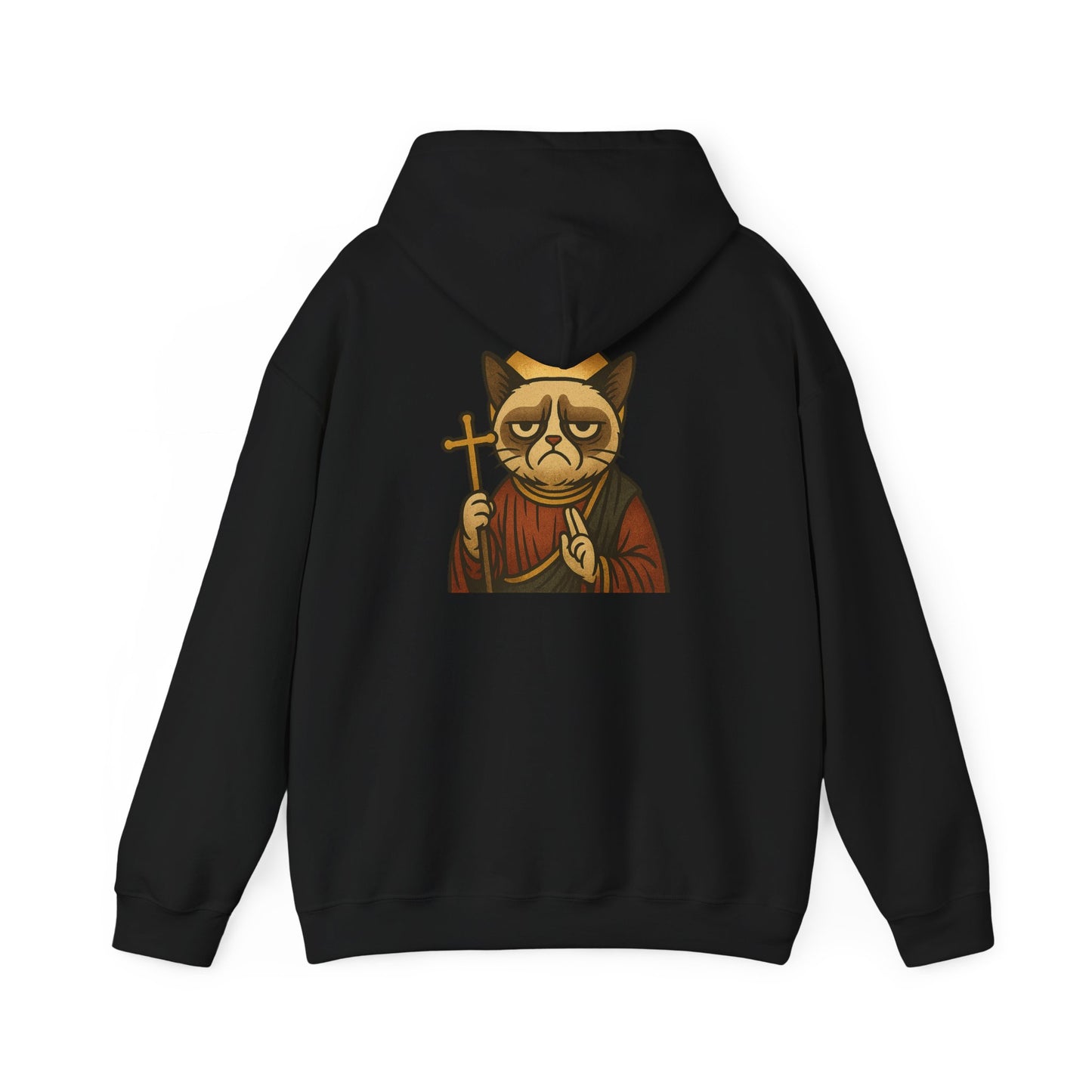 St Grumpy Cat "Repent" Hoodie