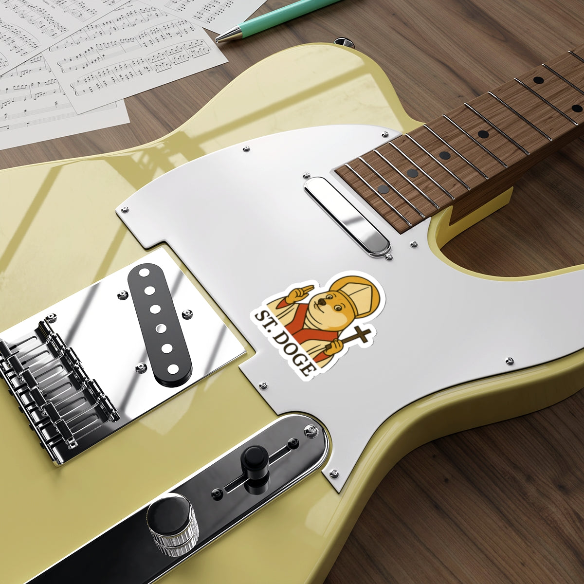St Doge "Holy" Sticker