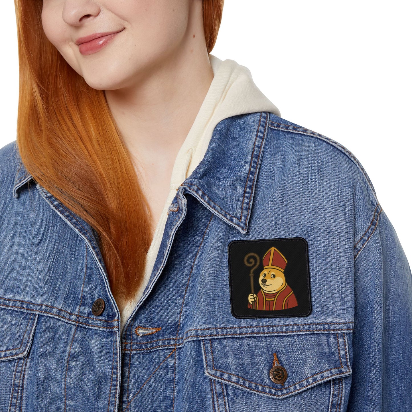 St Doge "Cardinal" Iron-On Patches