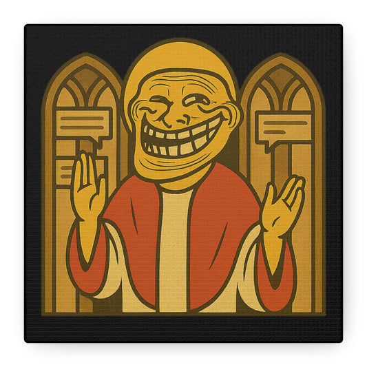 St Troll "Holy Comments" Canvas