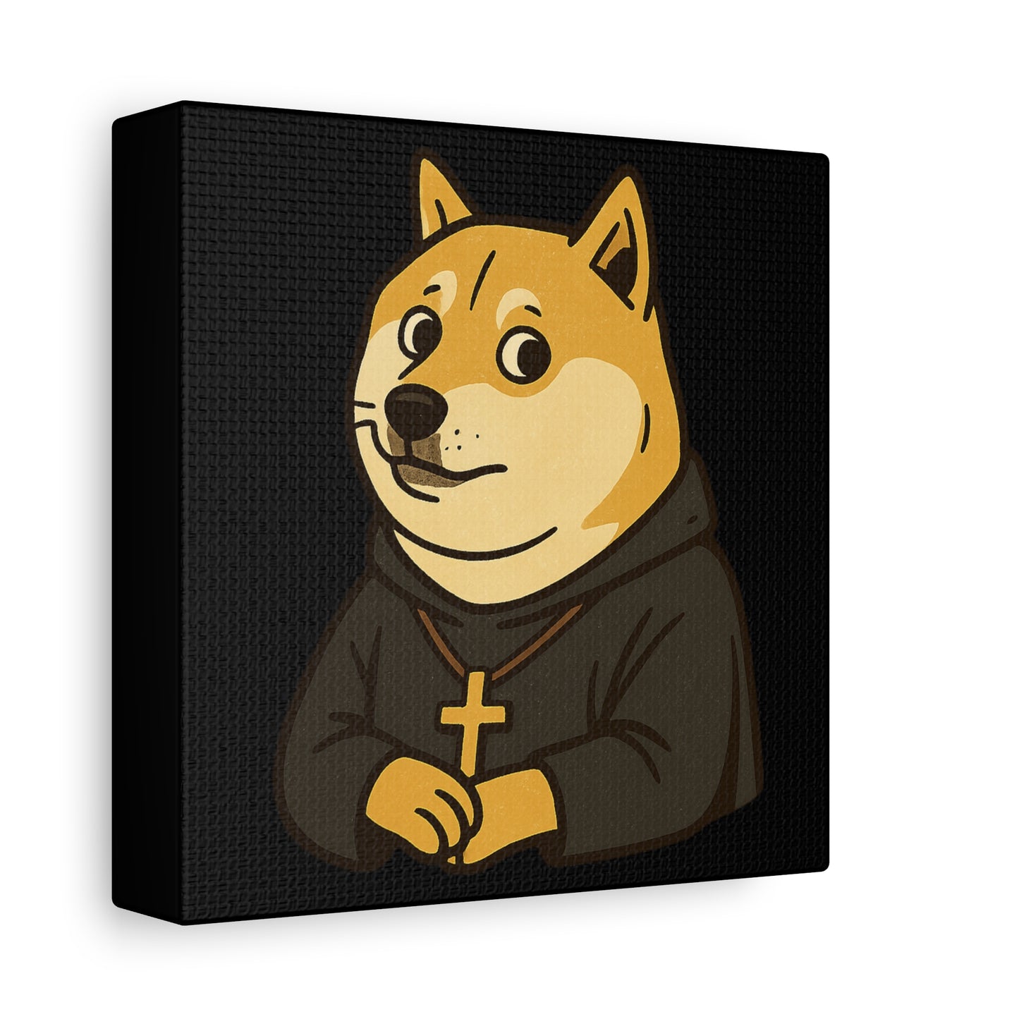 St Doge "Monk" Canvas Art