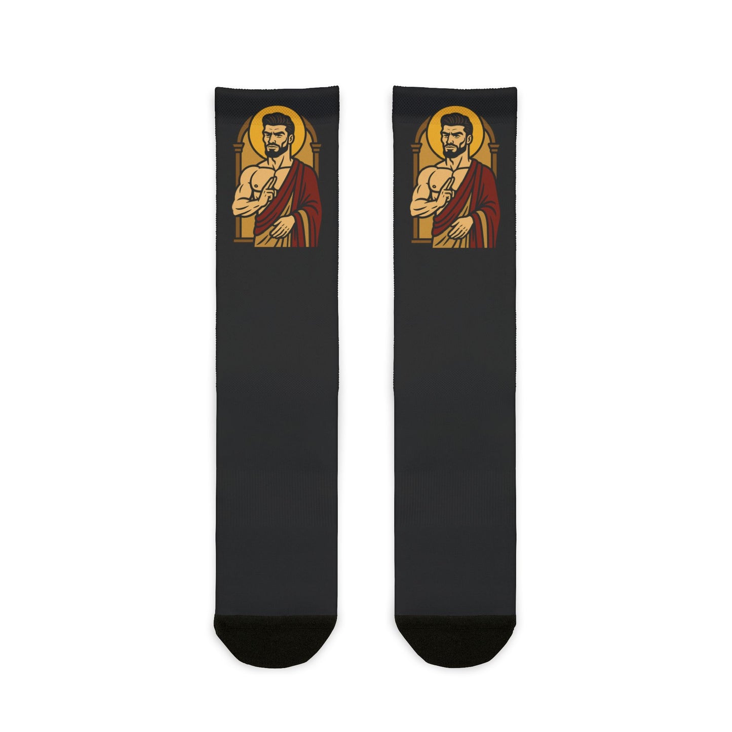 St Gigachad "Peace" Socks