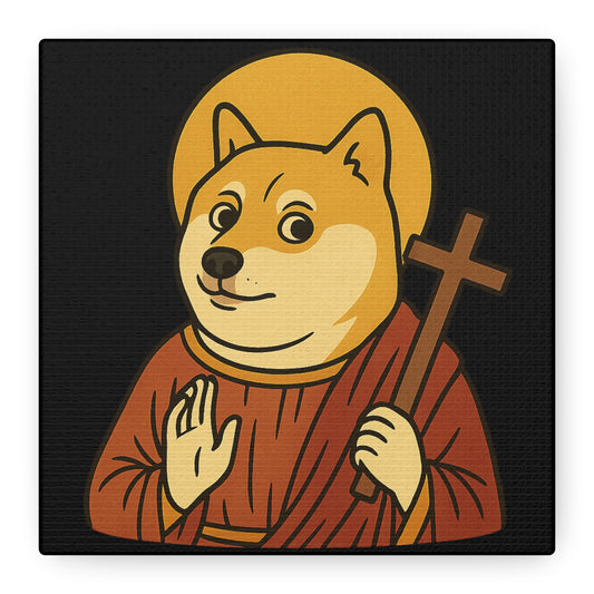 St Doge "Saint" Canvas