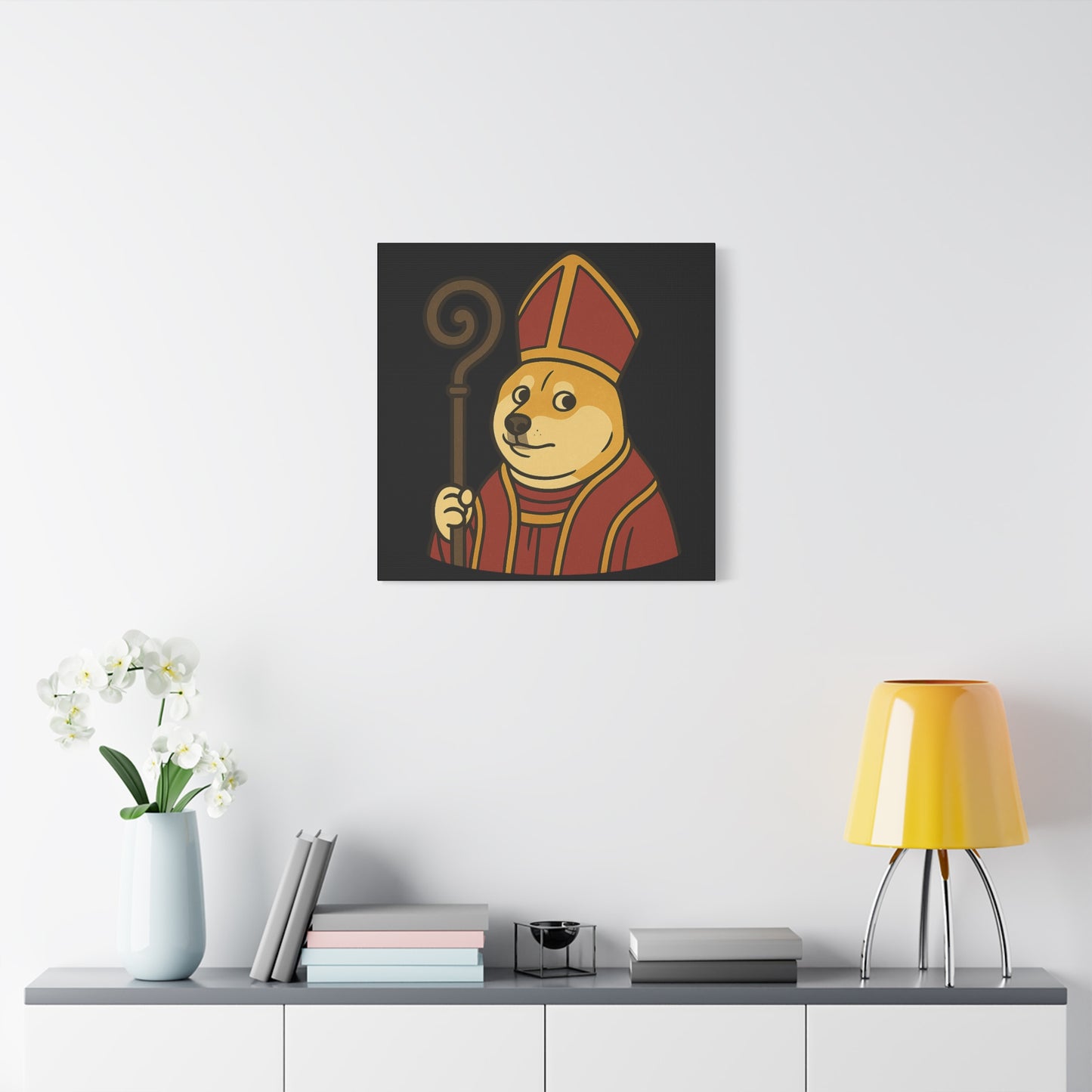 St Doge "Cardinal" Canvas