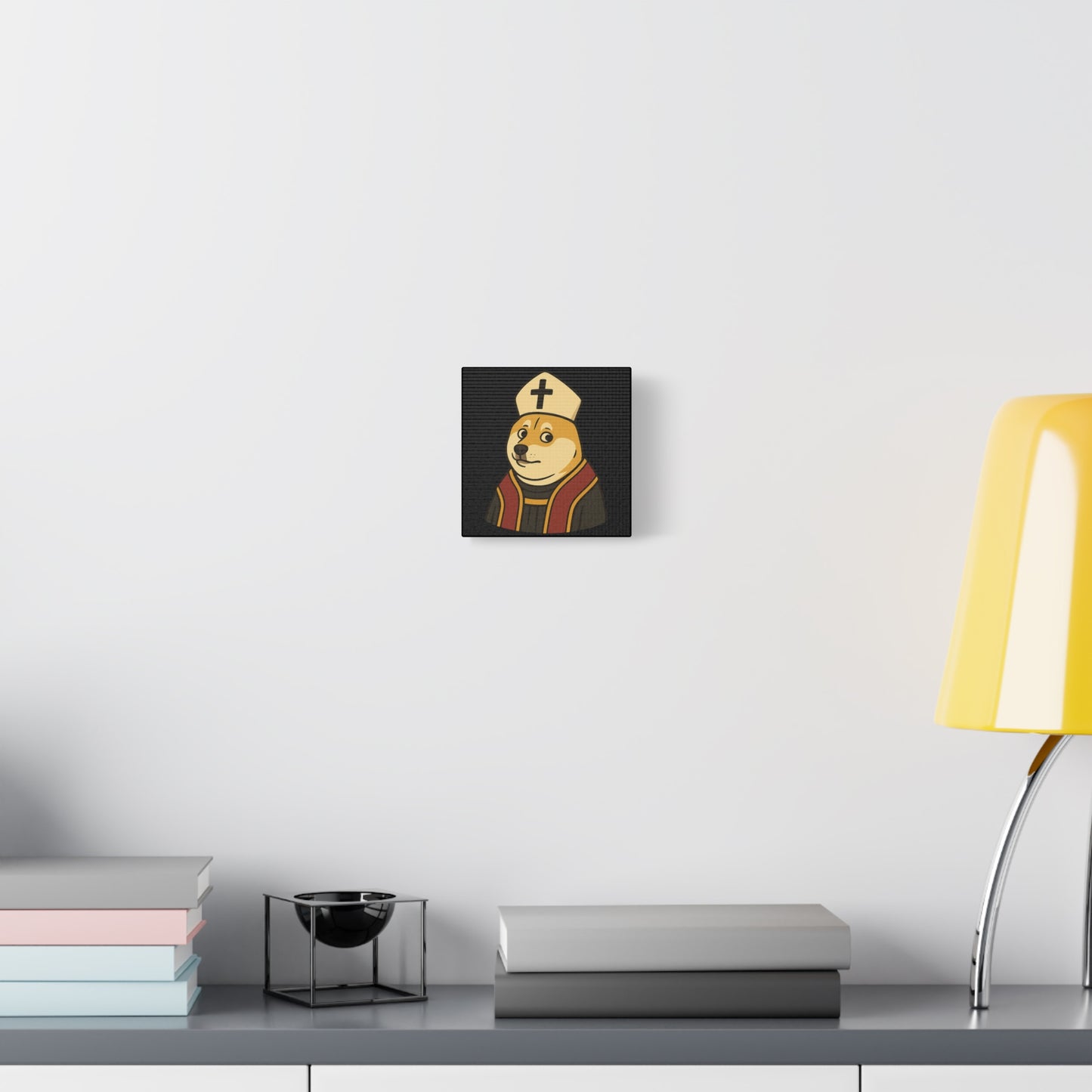 St Doge "Pope" Canvas Print