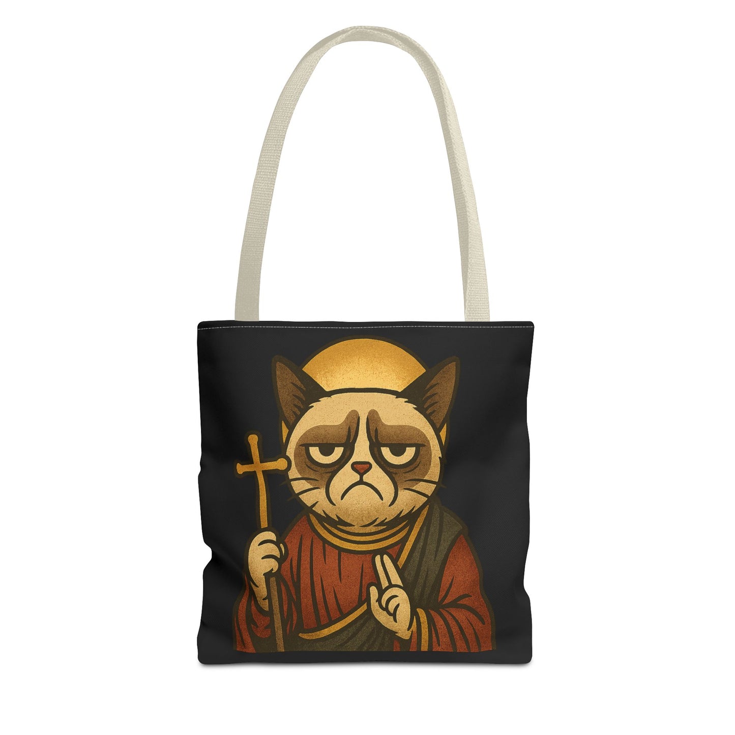 St Grumpy Cat "Repent" Tote Bag