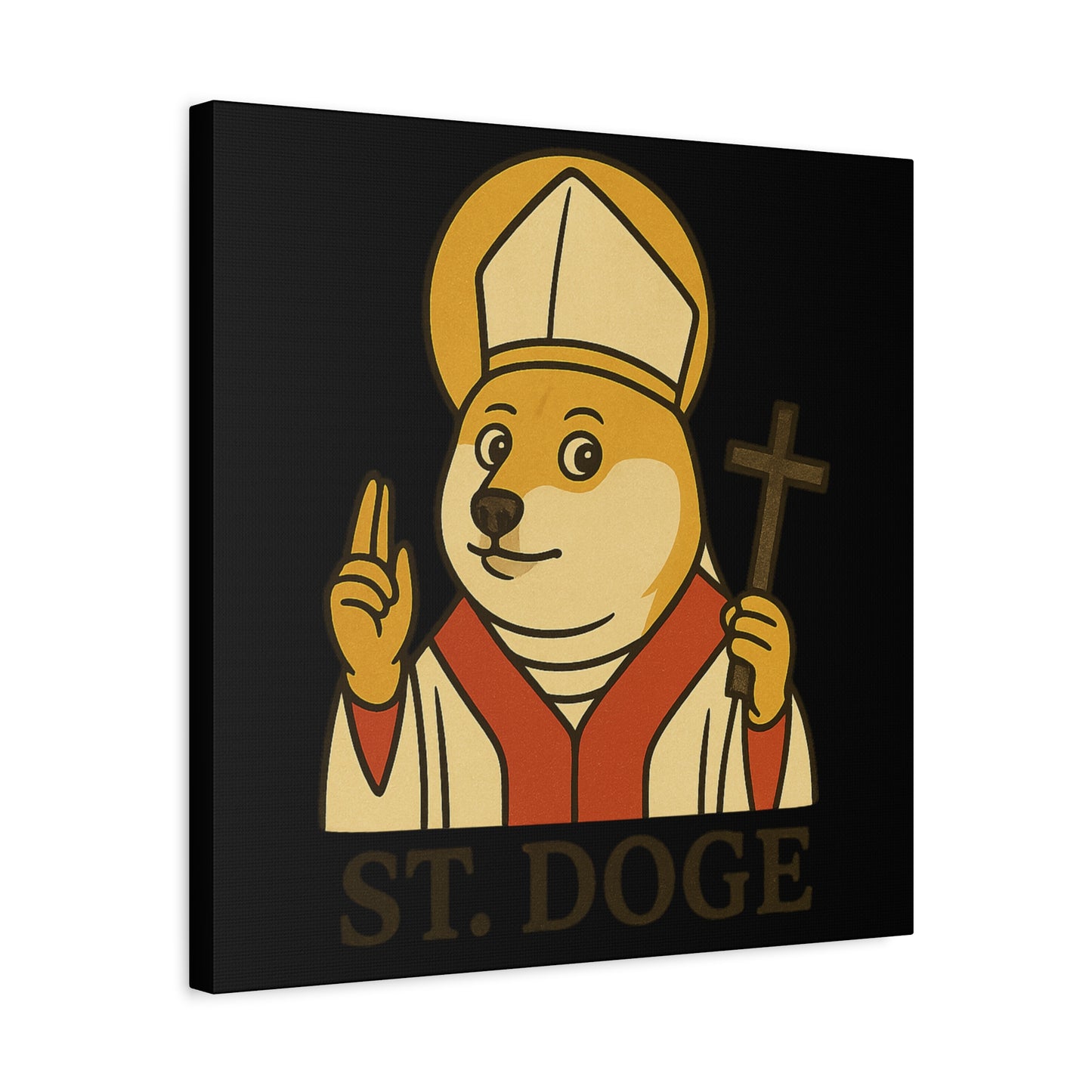St Doge "Holy" Canvas