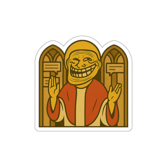 St Troll "Holy Comments" Die-Cut Sticker