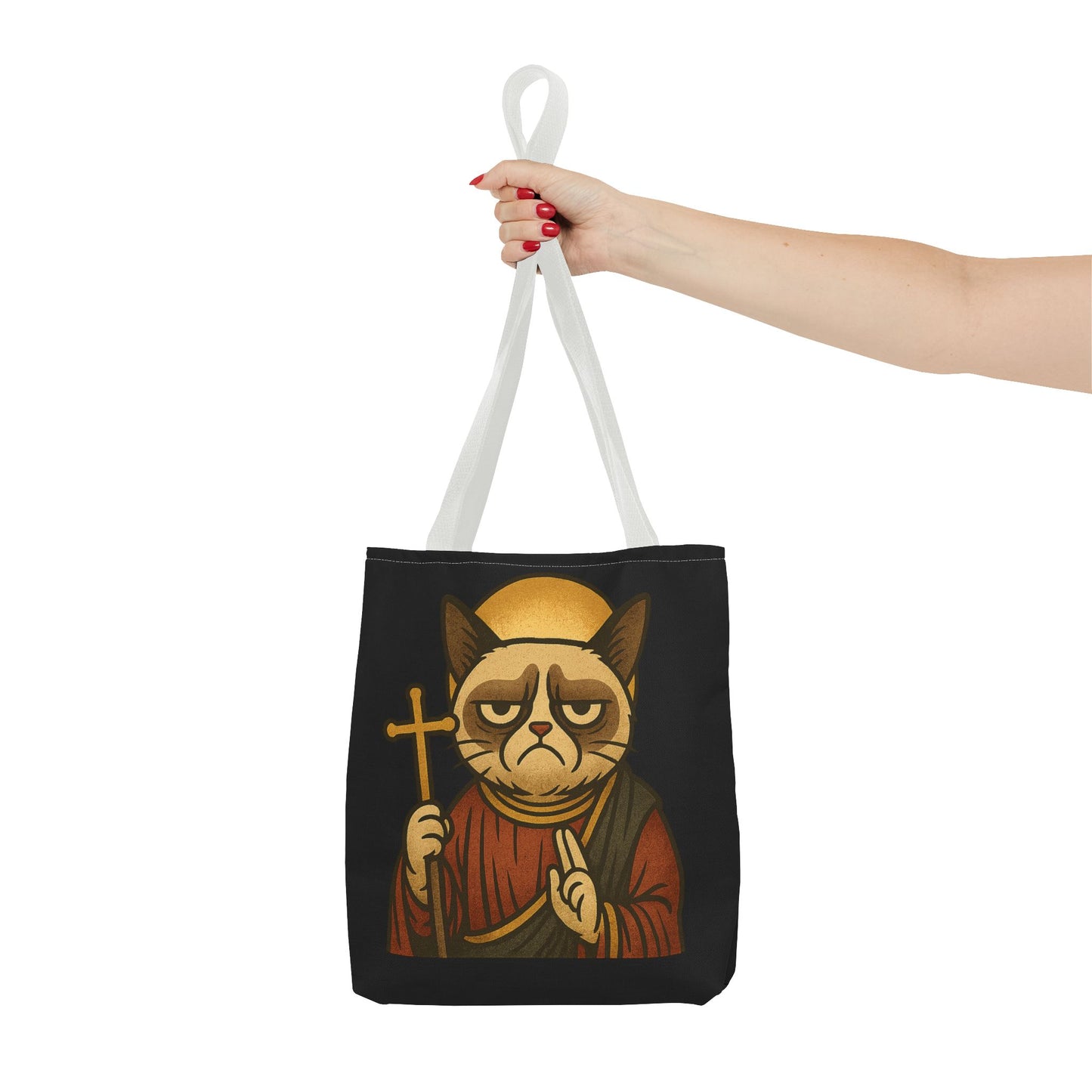 St Grumpy Cat "Repent" Tote Bag
