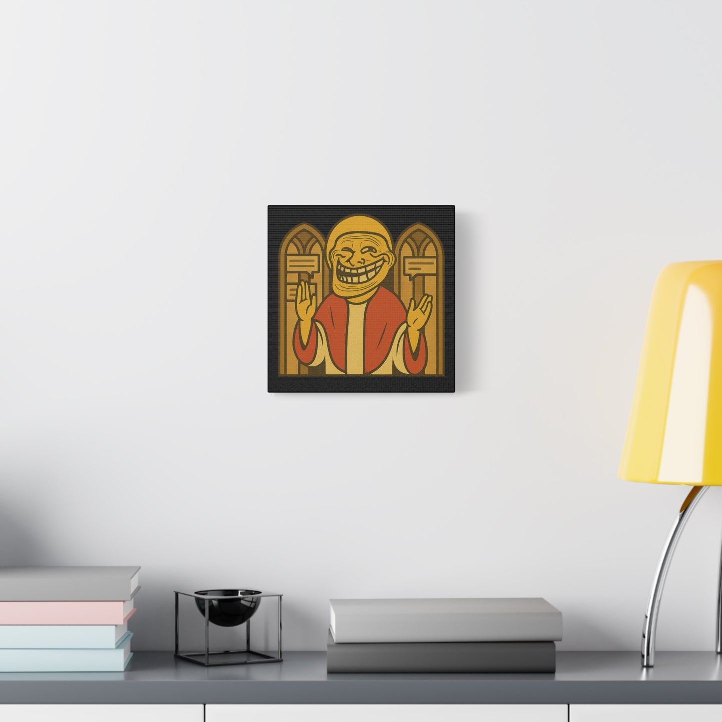 St Troll "Holy Comments" Canvas