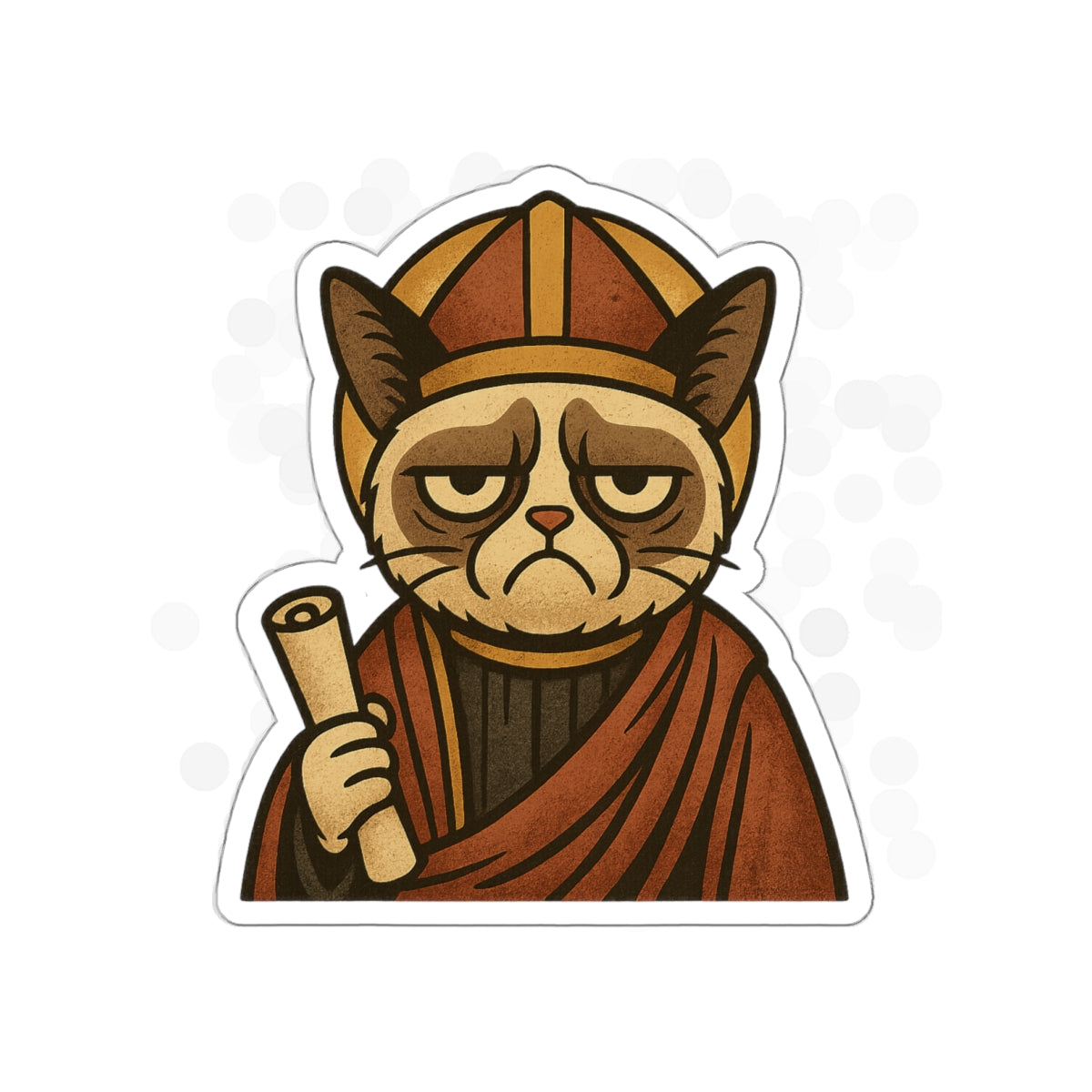St Grumpy Cat "Holy Receipts" Die-Cut Stickers