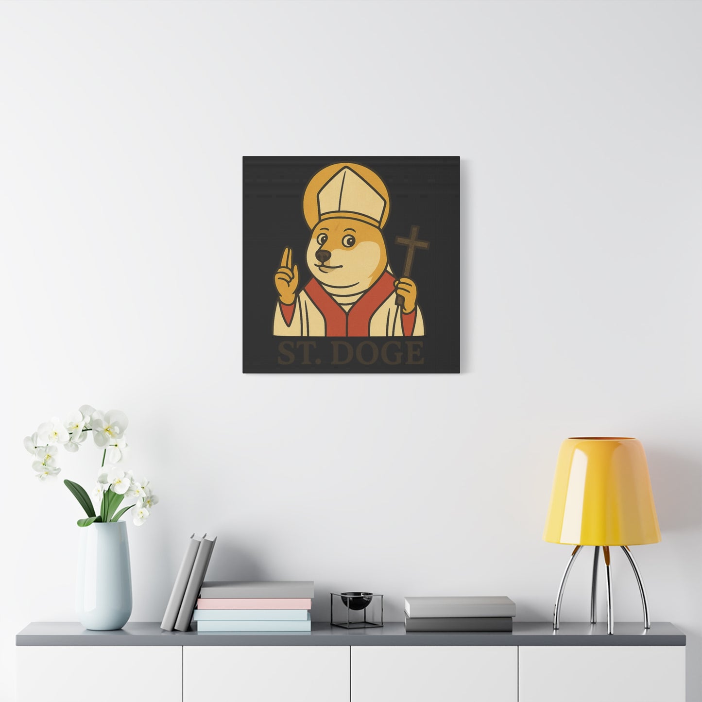 St Doge "Holy" Canvas