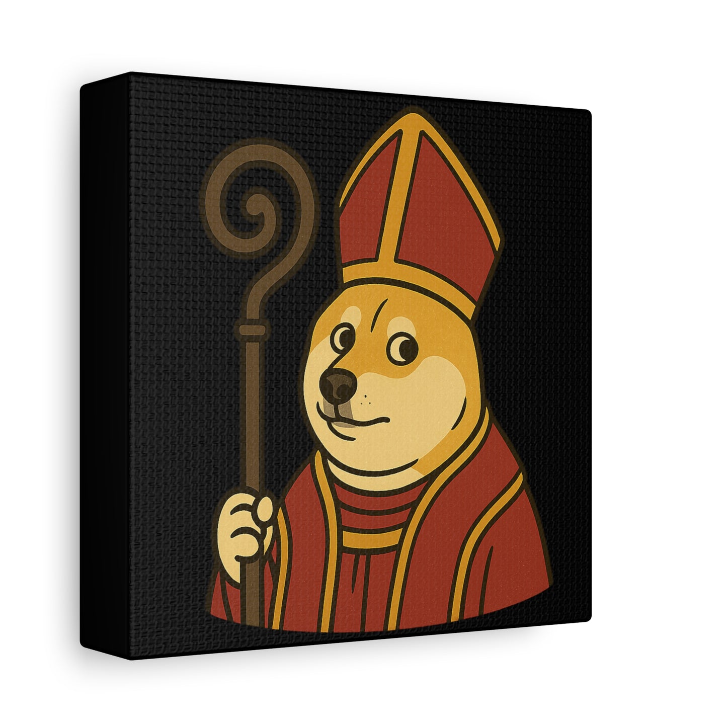 St Doge "Cardinal" Canvas