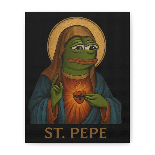 St Pepe "Our Savior" Canvas Wall Art