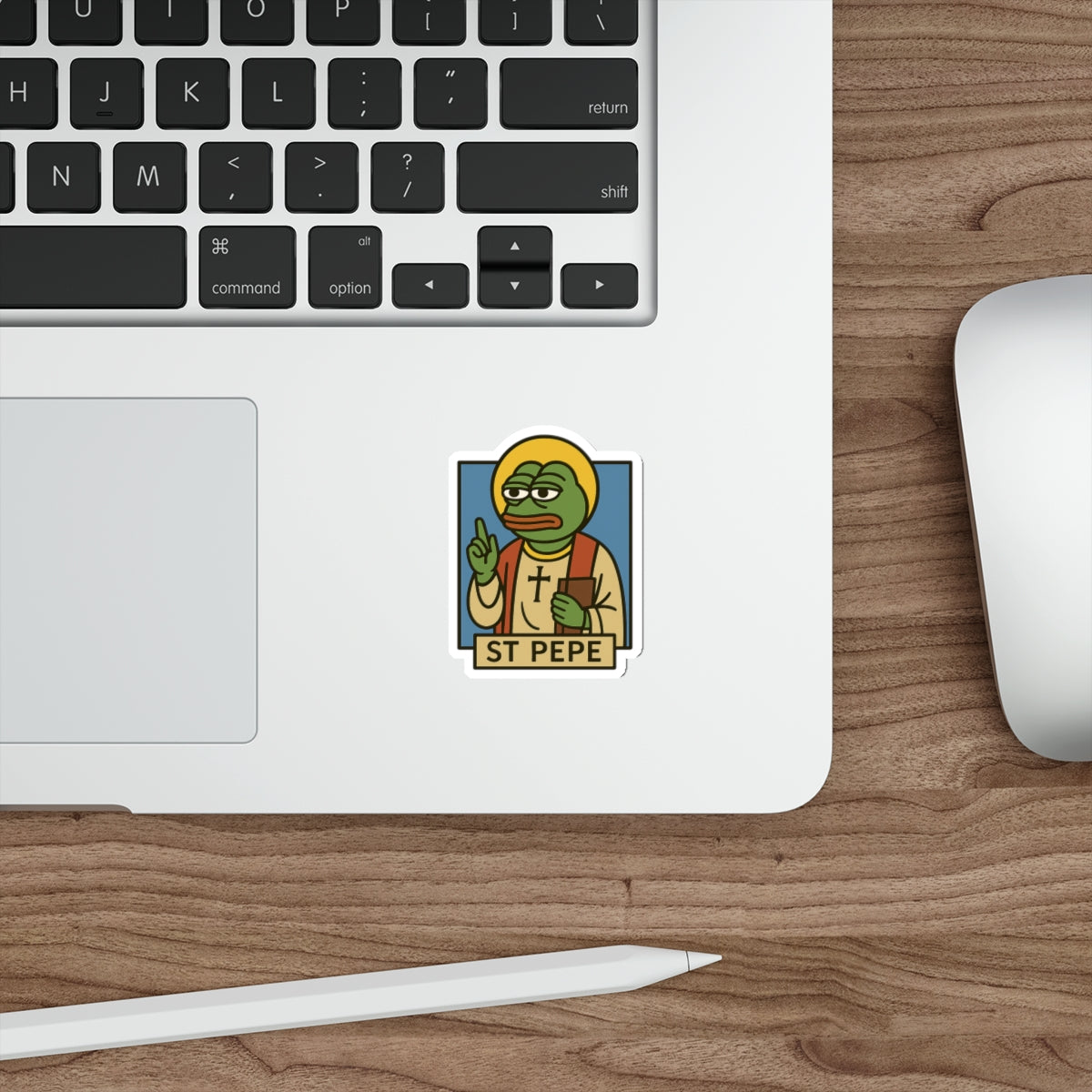 St Pepe "Blessed" Die-Cut Stickers