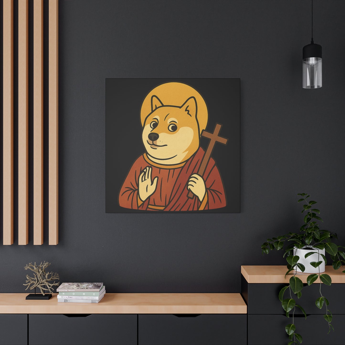 St Doge "Saint" Canvas