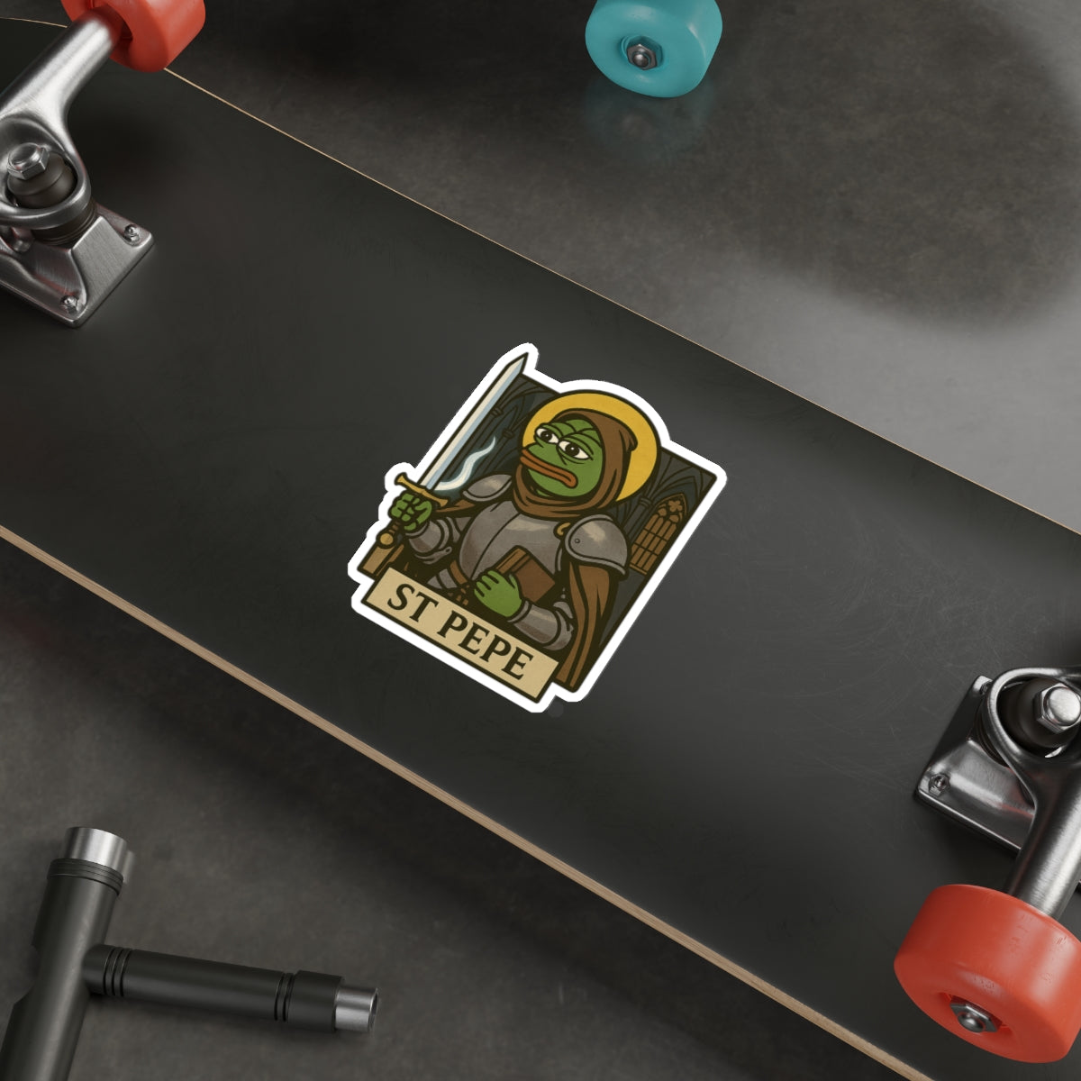 St Pepe "Our King" Stickers