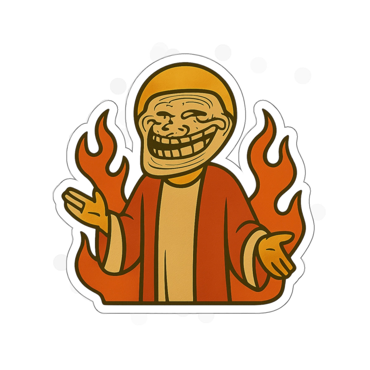 St Troll "Rage" Die-Cut Stickers