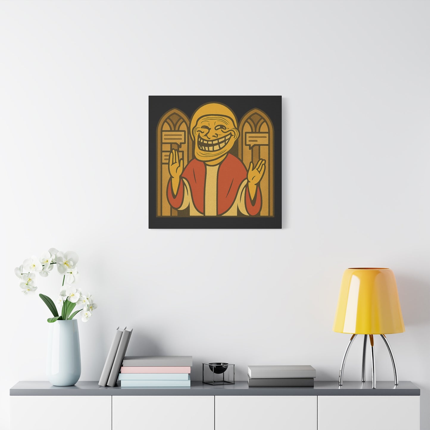 St Troll "Holy Comments" Canvas