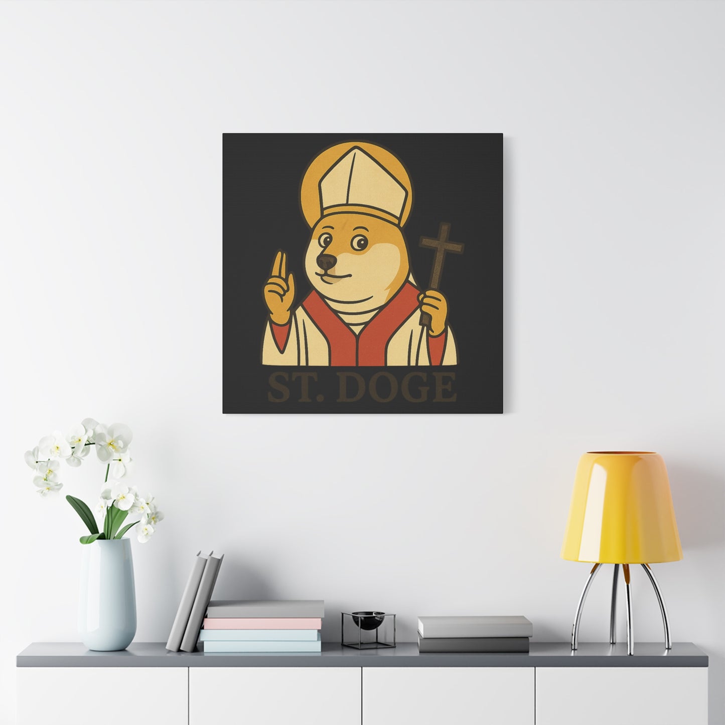 St Doge "Holy" Canvas