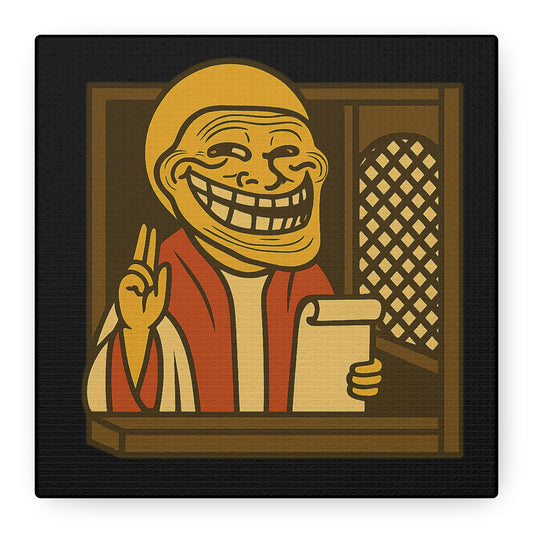 St Troll "Confessions" Canvas Art