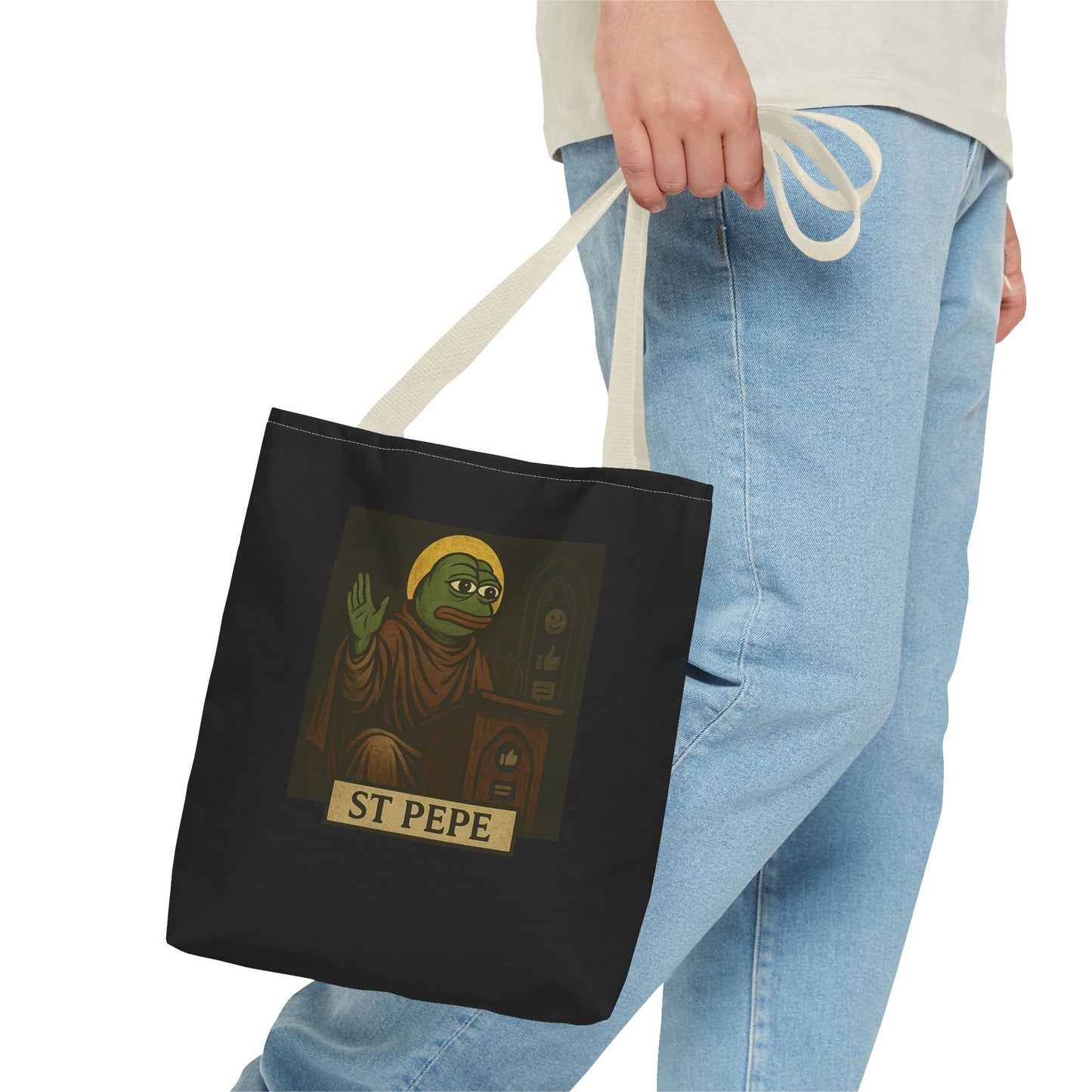Saint Pepe "Preach" Tote Bag