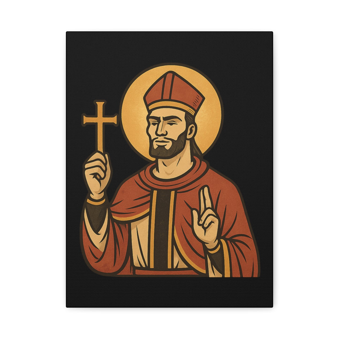 St Gigachad "Holy Habits" Canvas