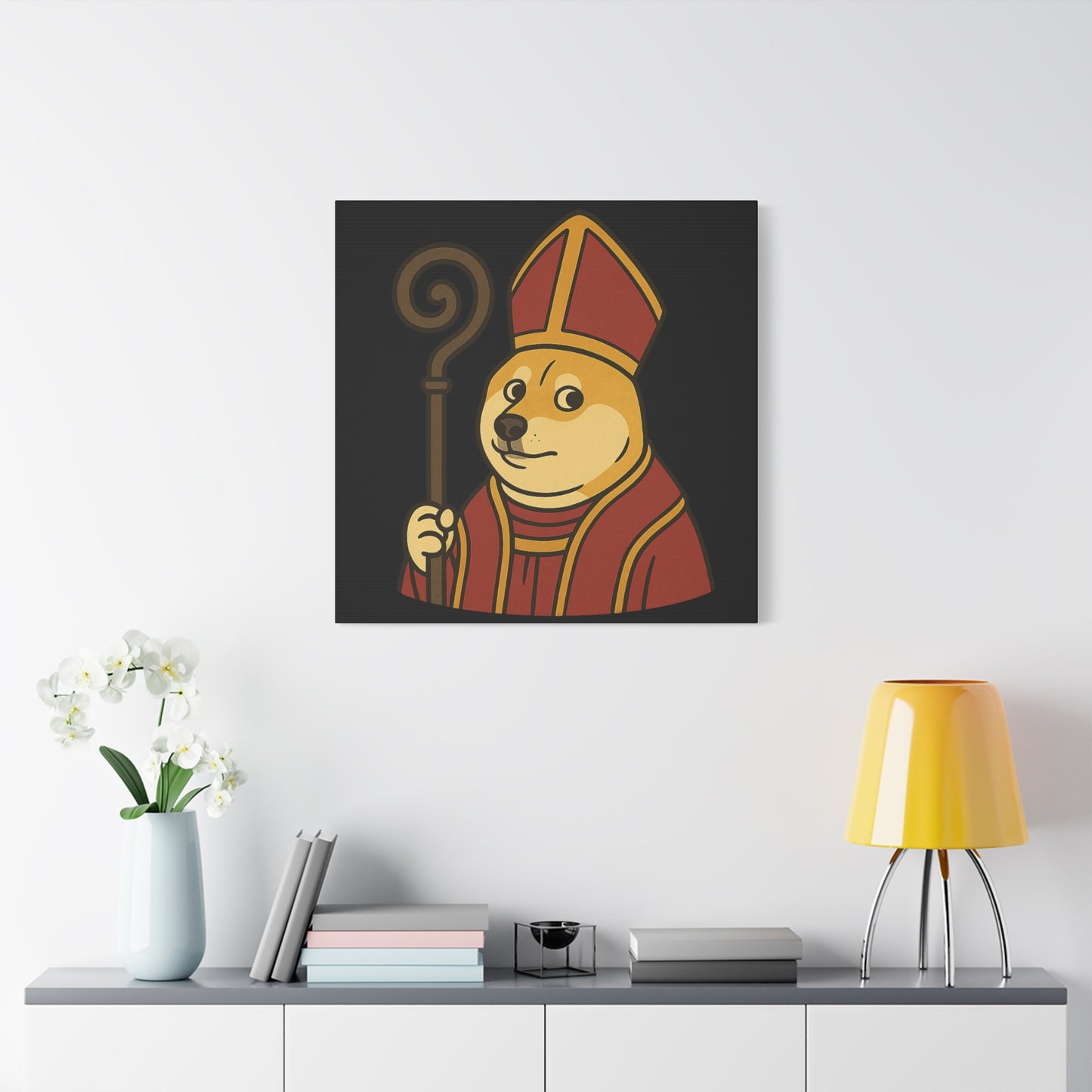 St Doge "Cardinal" Canvas