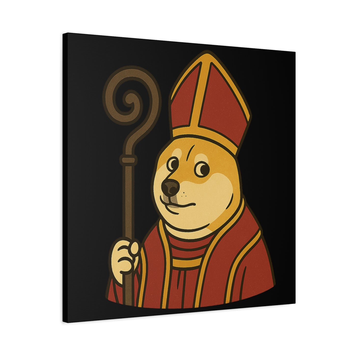 St Doge "Cardinal" Canvas