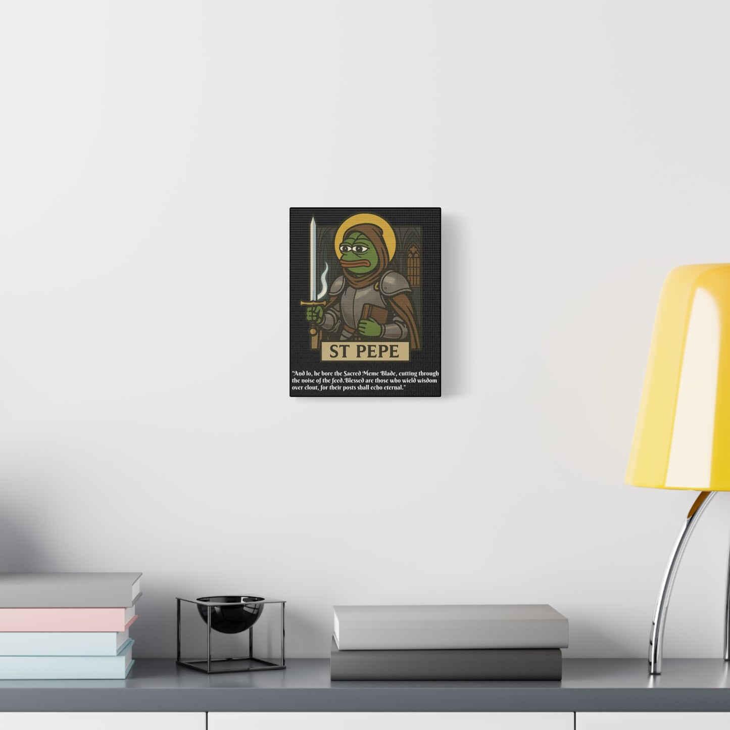 St Pepe "Our King" Canvas Art