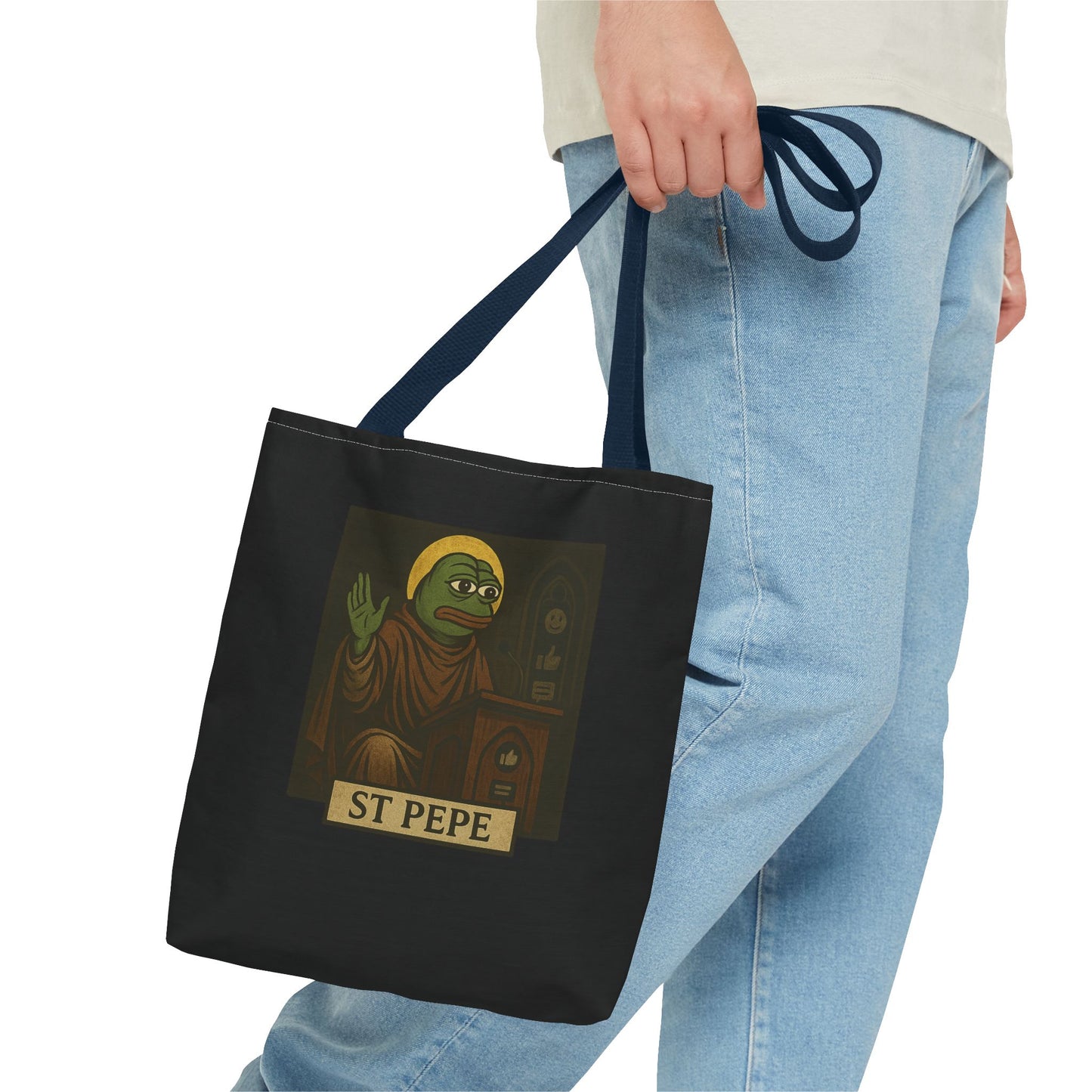 Saint Pepe "Preach" Tote Bag