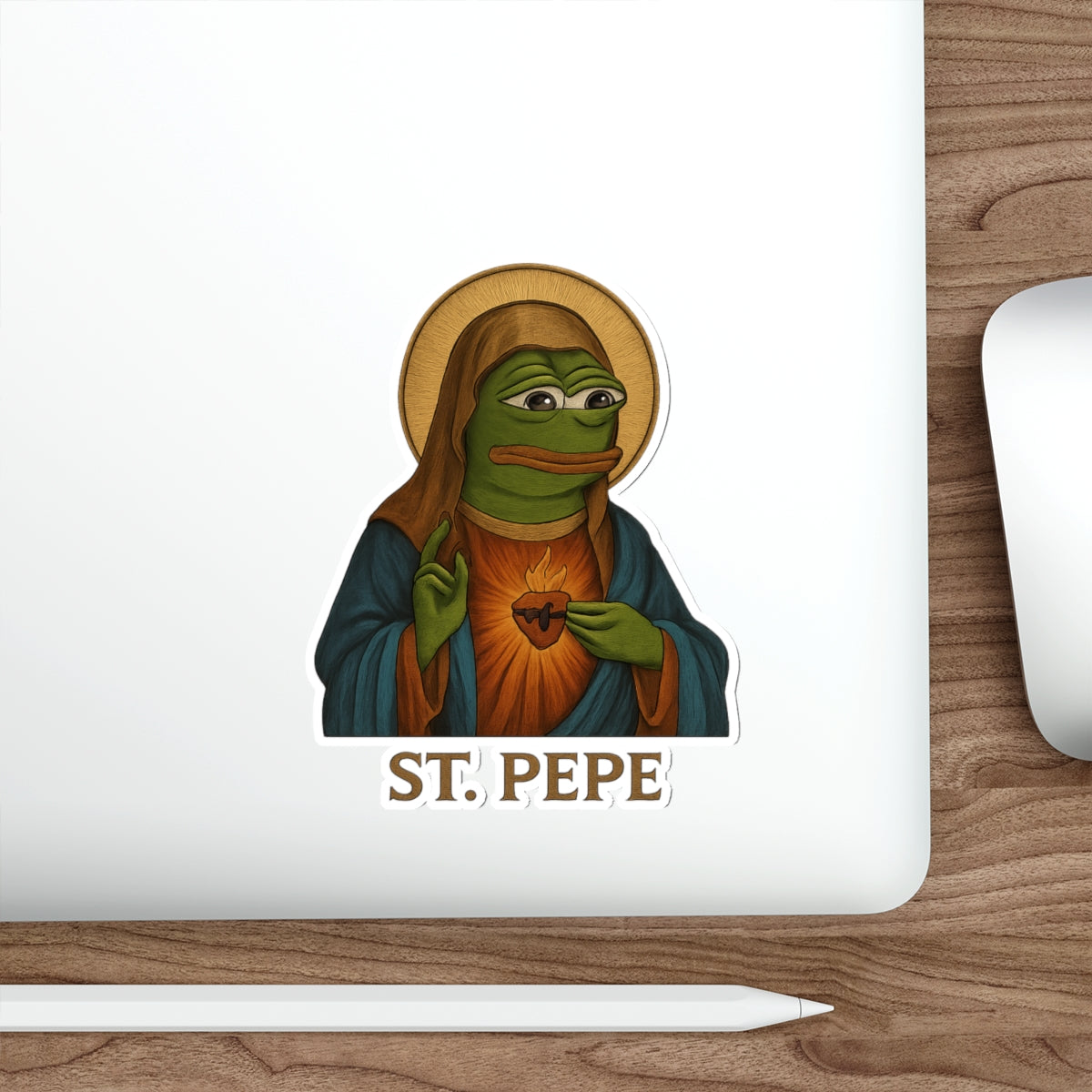 St Pepe "Our Savior" Sticker