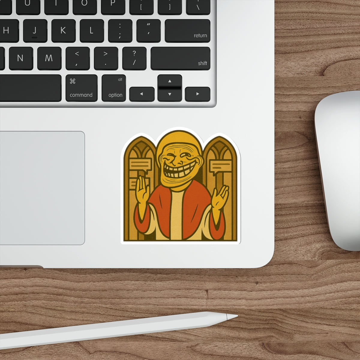 St Troll "Holy Comments" Die-Cut Sticker
