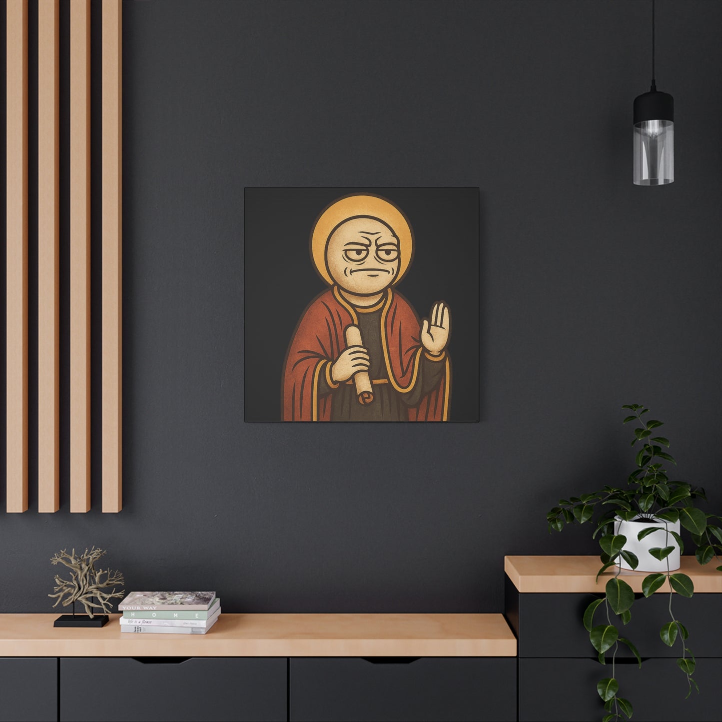 St Rage "Hold" Canvas, Stretched