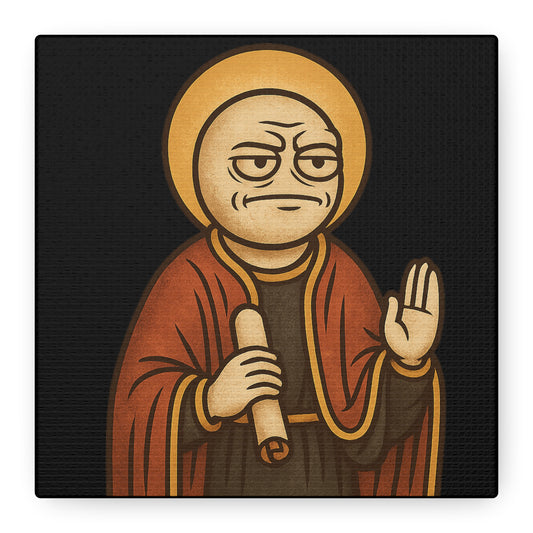 St Rage "Hold" Canvas, Stretched