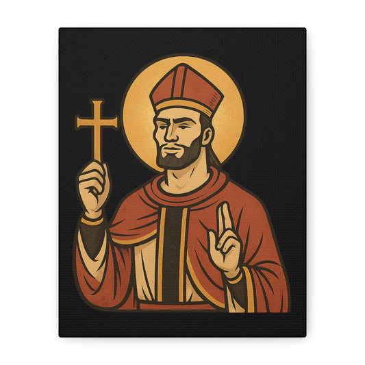 St Gigachad "Holy Habits" Canvas