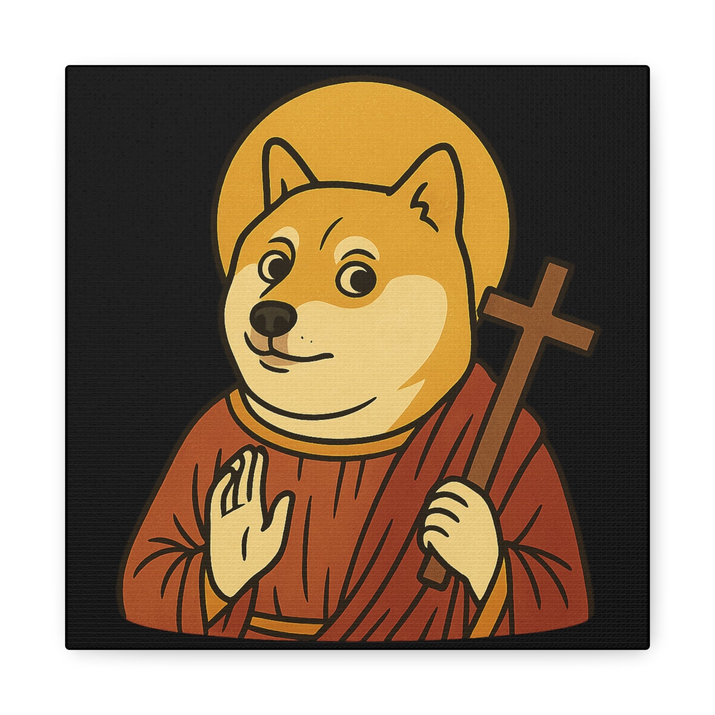 St Doge "Saint" Canvas