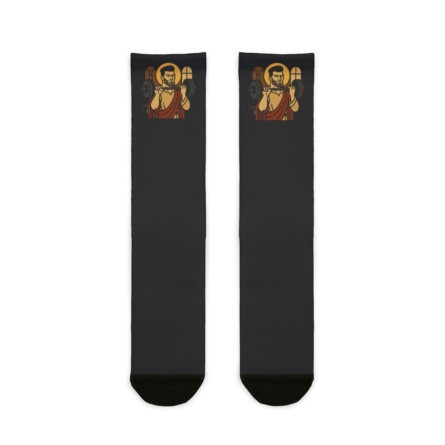 St Gigachad " The Strong" Socks