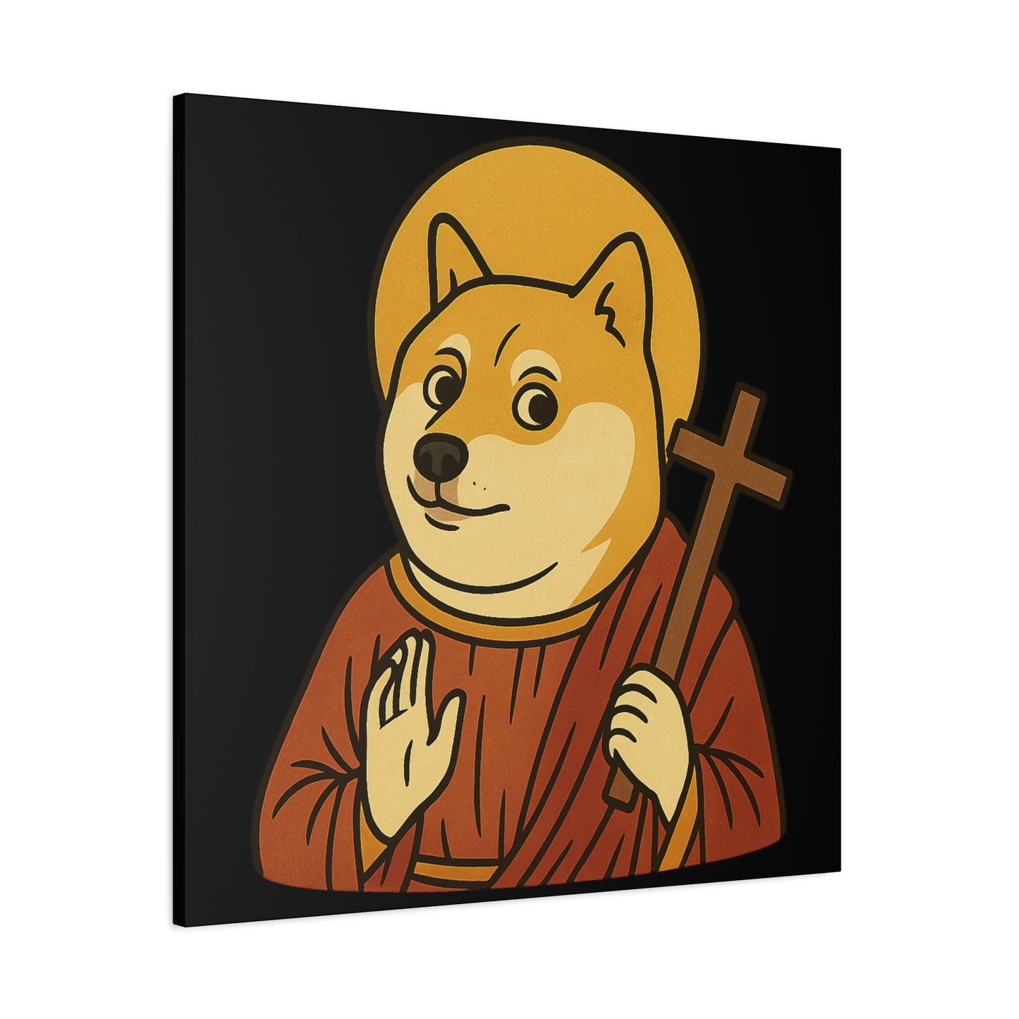 St Doge "Saint" Canvas