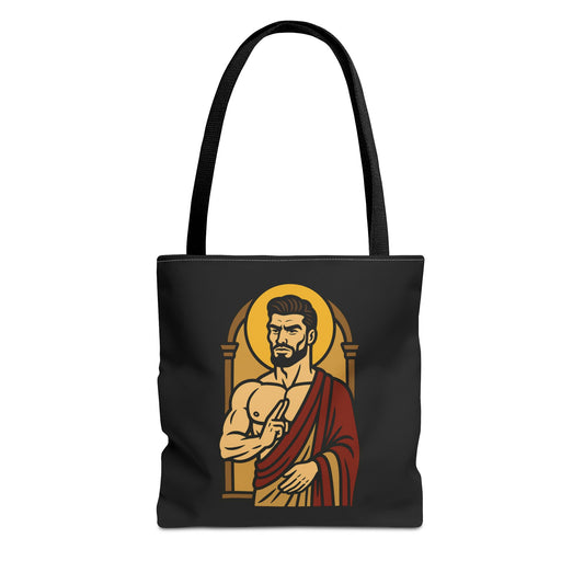St Gigachad "Peace" Tote Bag