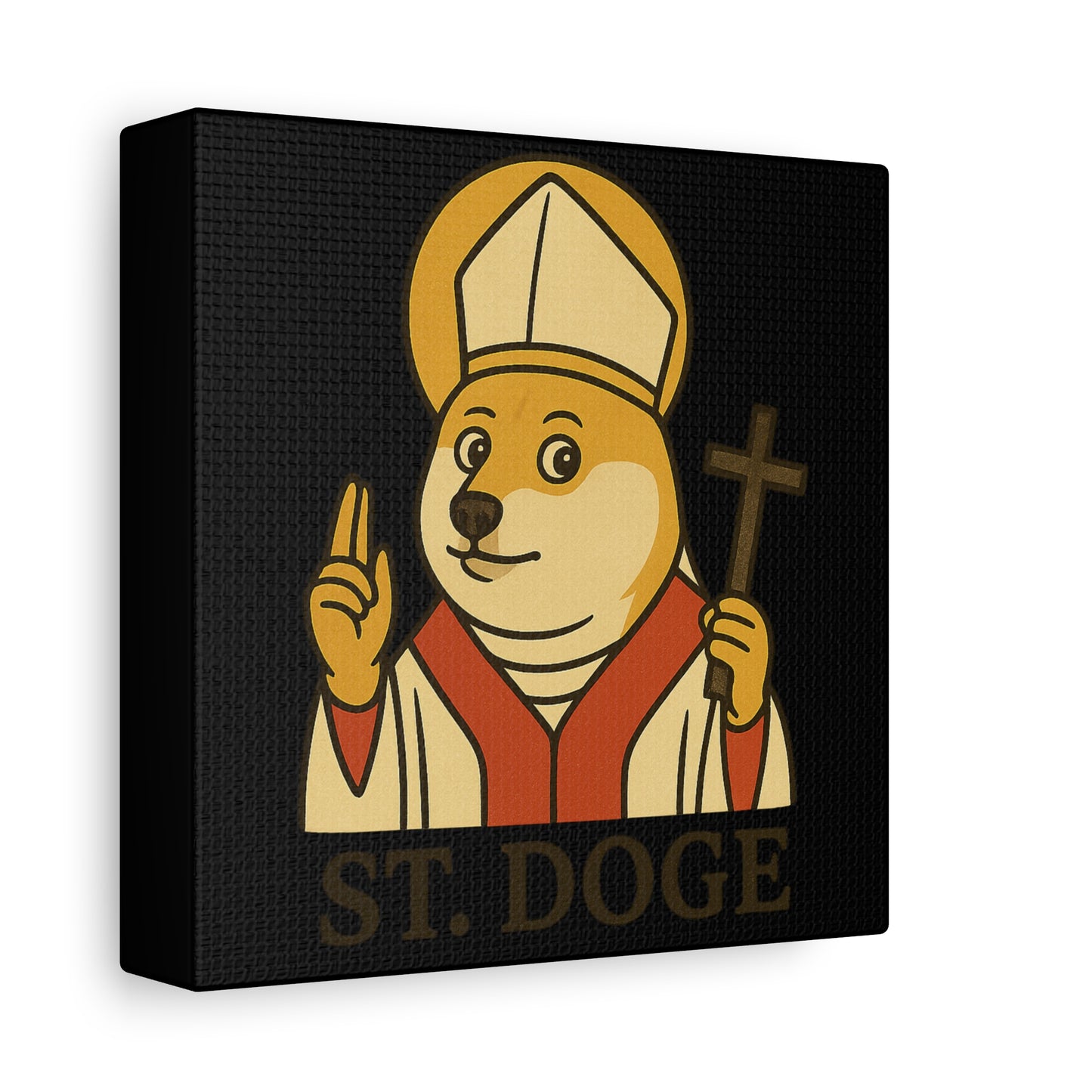 St Doge "Holy" Canvas