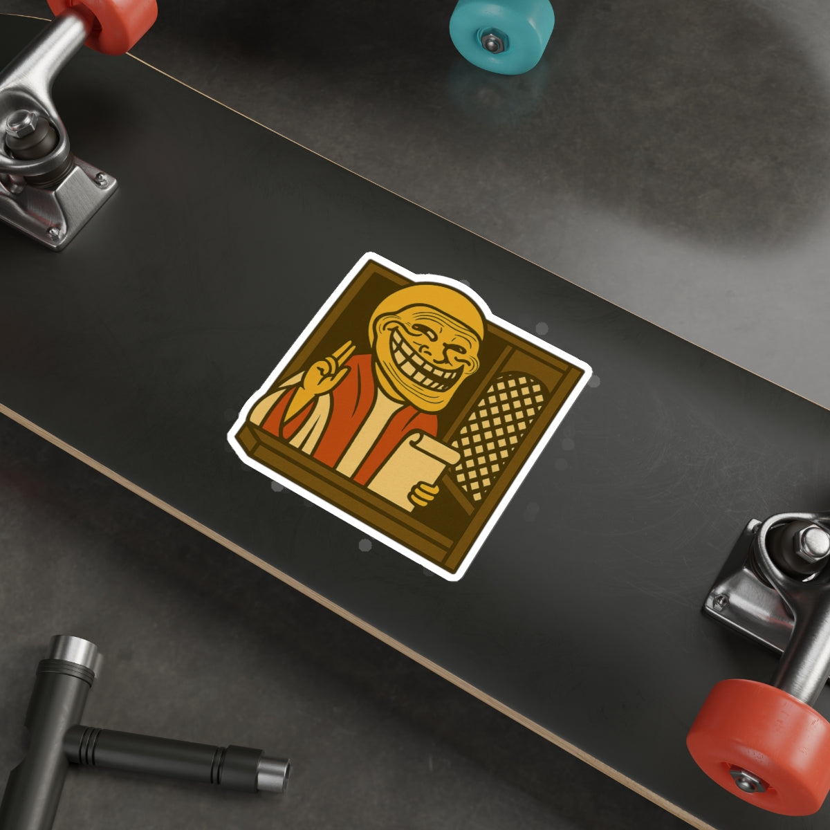 St Troll "Confessions" Die-Cut Stickers