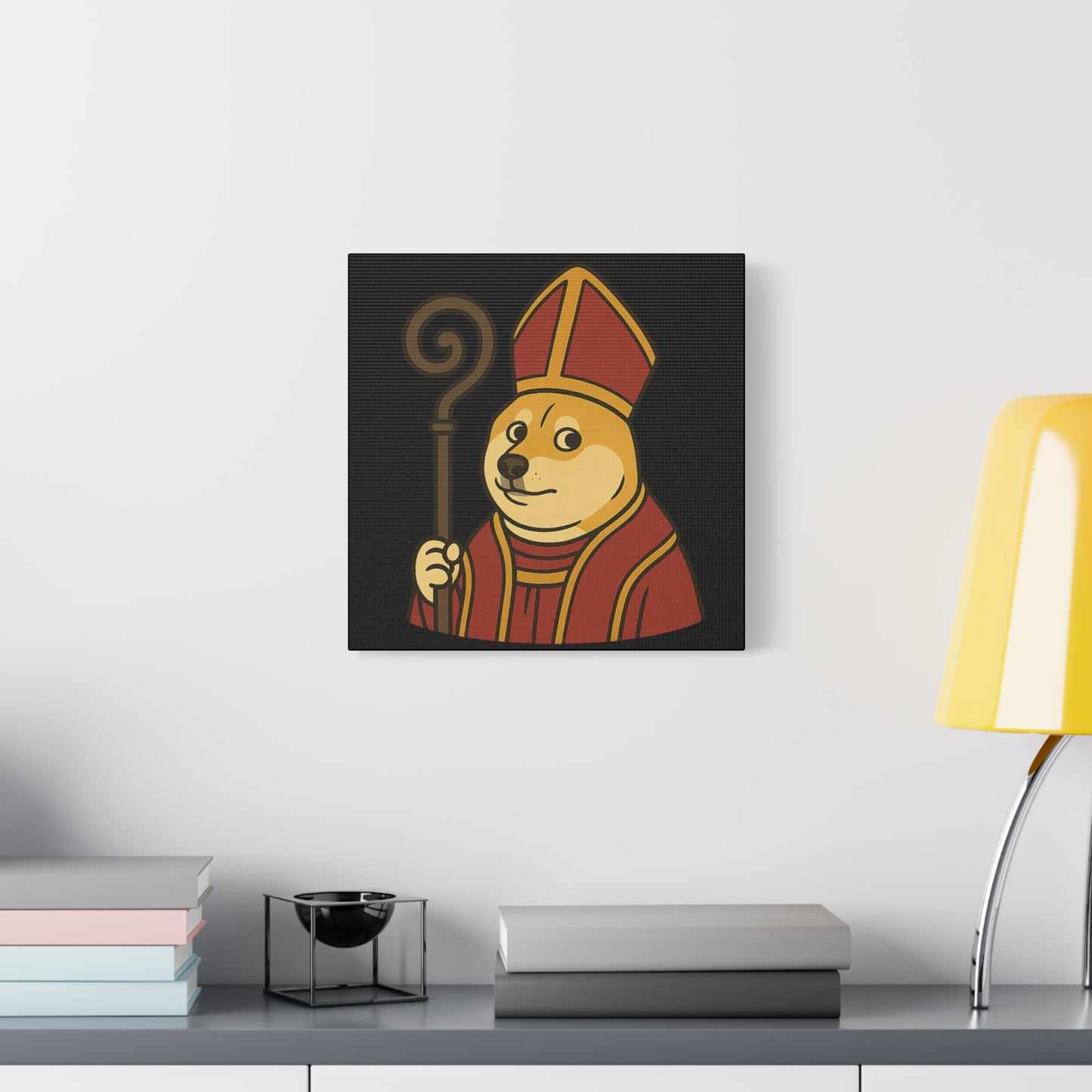 St Doge "Cardinal" Canvas