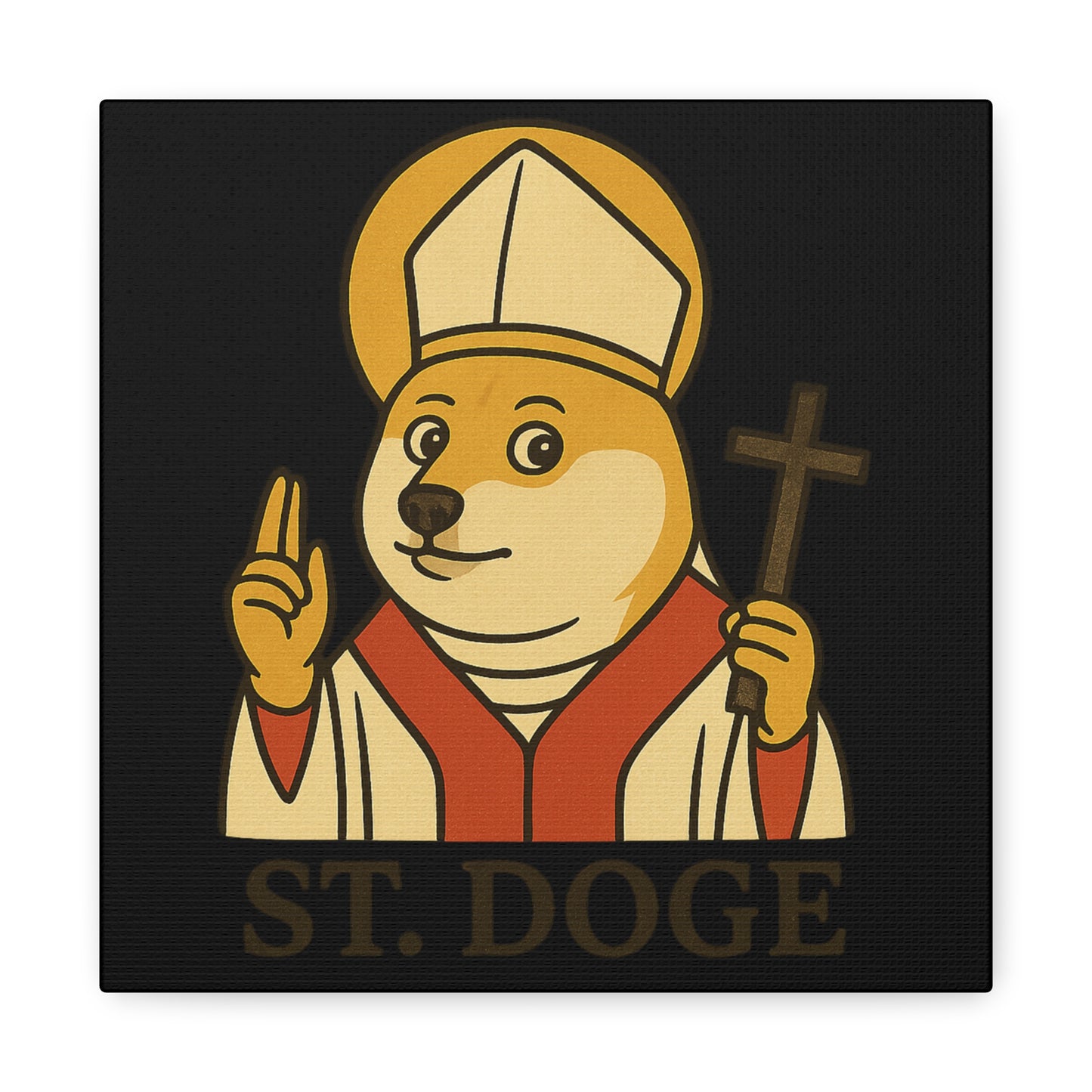 St Doge "Holy" Canvas