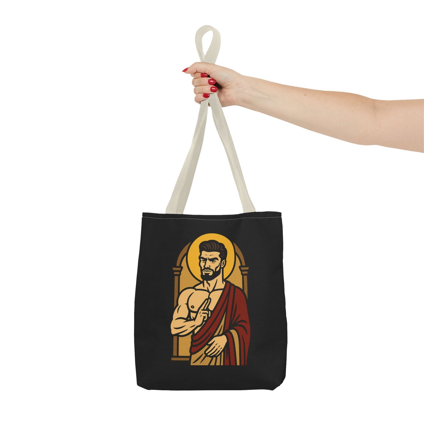 St Gigachad "Peace" Tote Bag